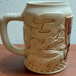 Vintage Dale Earnhardt #3 The Intimadator NASCAR Collectible Large Ceramic Mug